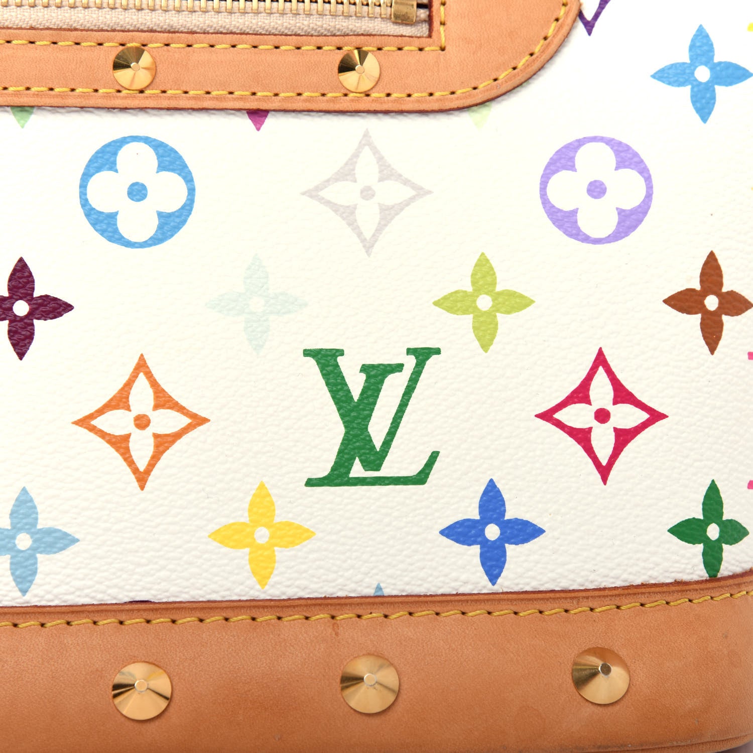 Louis Vuitton Monogram Multicolor Alma White 10 of 10