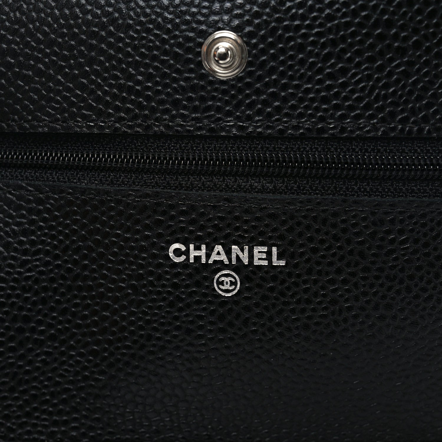Chanel Caviar Quilted Wallet on Chain WOC Black 6 of 12