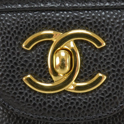 Chanel Caviar Quilted Jumbo Double Flap Black 10 of 10