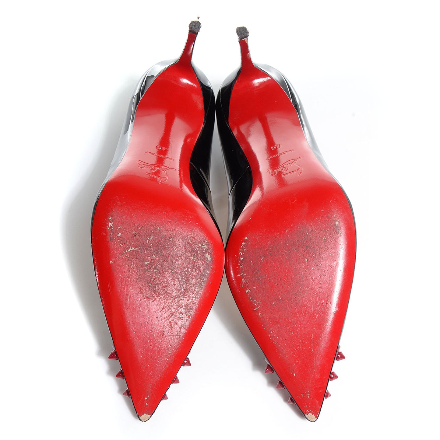Patent Geo 85 Pumps 40 Black Red