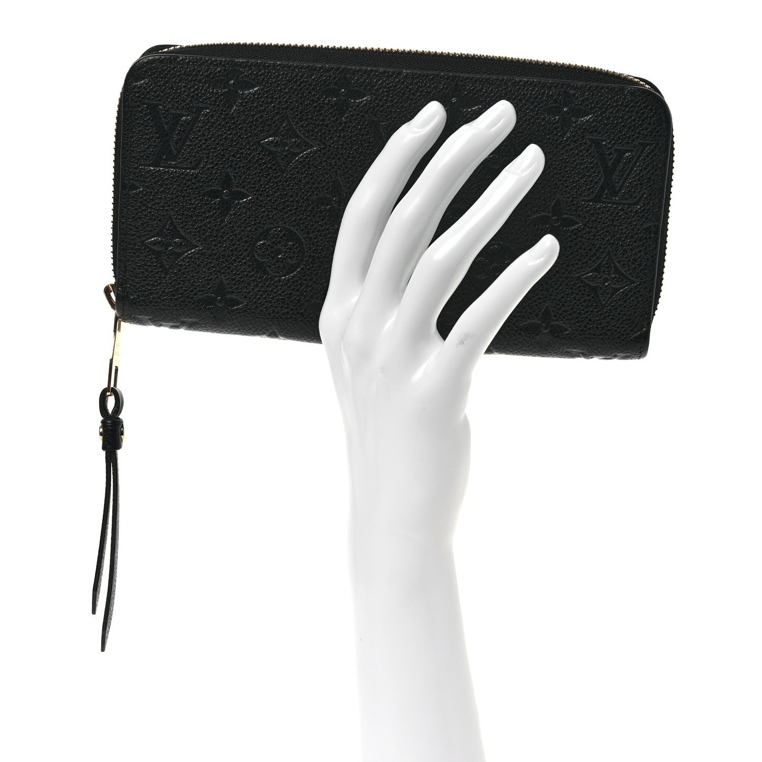 Louis Vuitton Empreinte Zippy Wallet Black 2 of 7