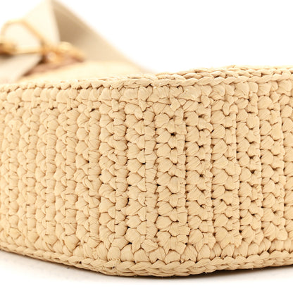 Prada Yarn Raffia Effect Crochet Re-Edition 2005 Shoulder Bag Naturale 10 of 12