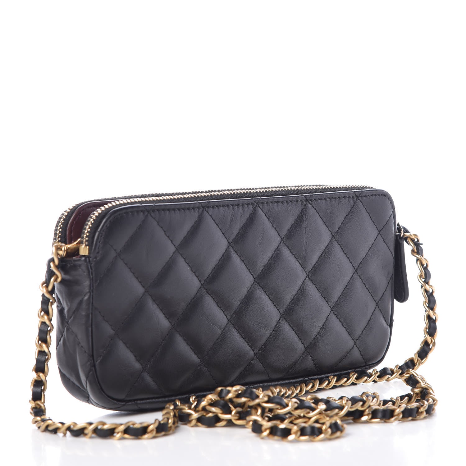 Chanel Aged Calfskin Lucky Charms 2.55 Reissue Small Clutch With Chain Black 3 of 9