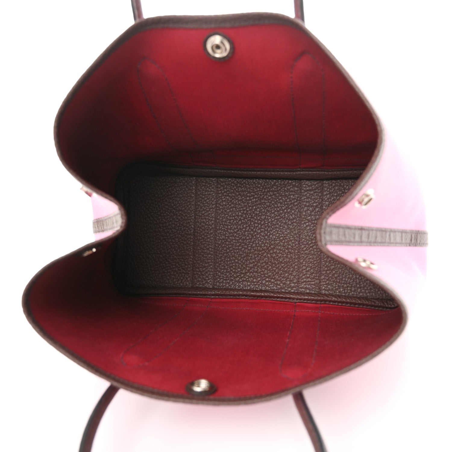 Hermes Toile Militaire Vache Country Garden Party 30 TPM Bubblegum Rouge Sellier 5 of 10