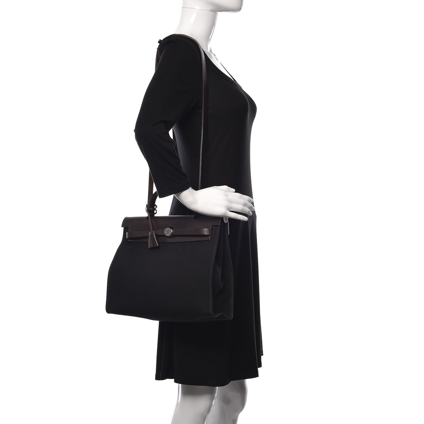 Toile Vache Hunter Herbag Zip 31 PM Black Ebene