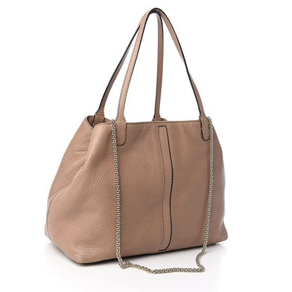 Valentino Garavani Grained Calfskin Va Va Voom Tote Sabbia 3 of 15