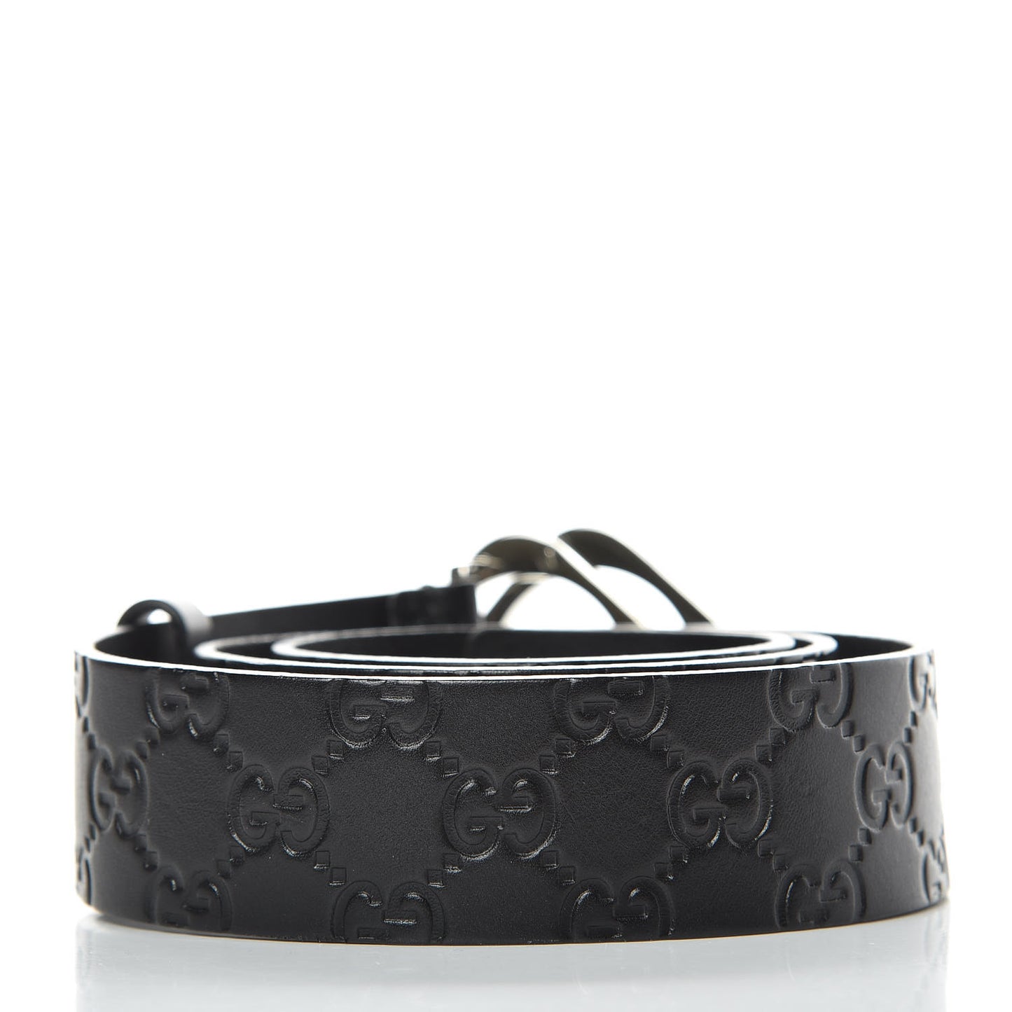 Guccissima Square G Belt 85 34 Black