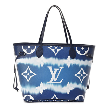Louis Vuitton Monogram Escale Neverfull MM Blue 1 of 10