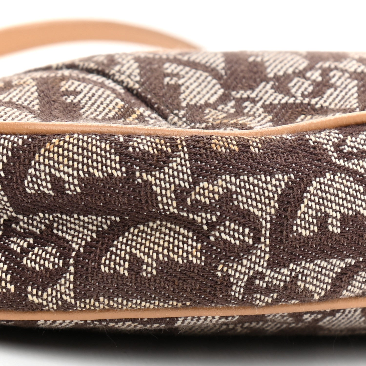 Christian Dior Monogram Mini Saddle Pochette Beige 8 of 11