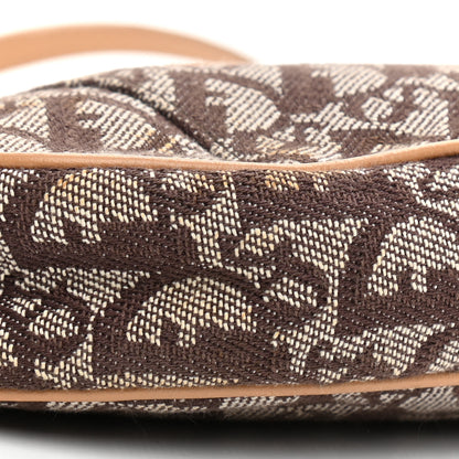 Christian Dior Monogram Mini Saddle Pochette Beige 8 of 11