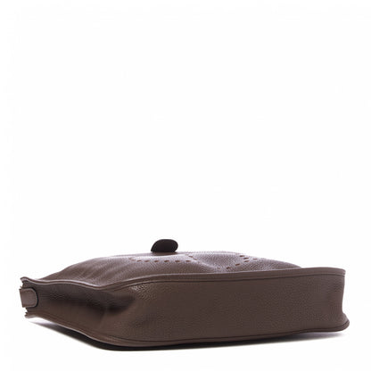 Hermes Taurillon Clemence Evelyne PM Chocolate 3 of 8