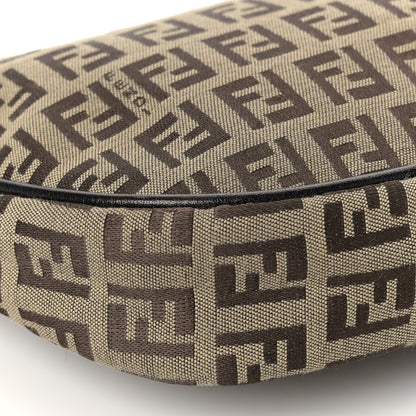 Fendi Zucchino Pochette Dark Brown 7 of 8