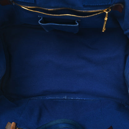 Prada Canapa Logo Tote Cobalto 5 of 12
