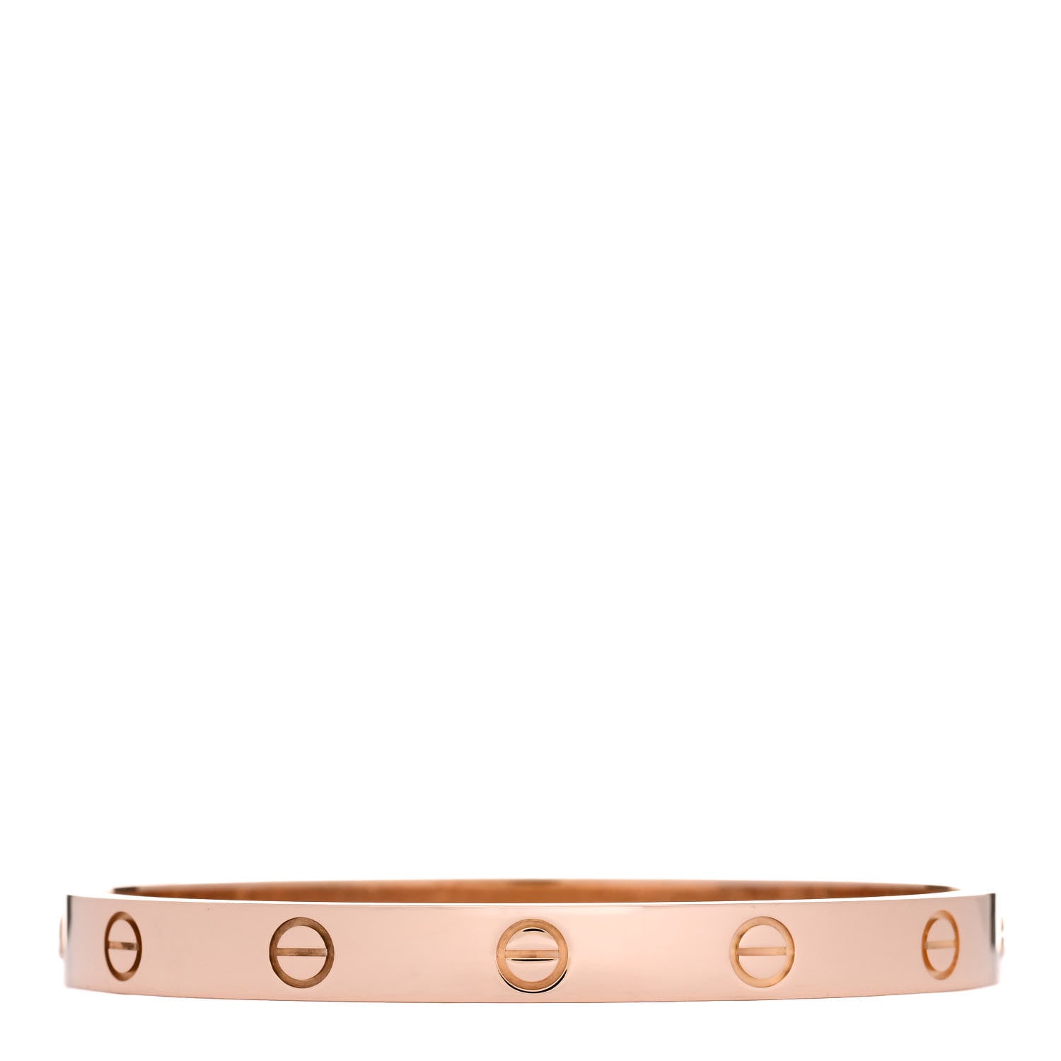 Cartier 18K Pink Gold LOVE Bracelet 17 1 of 9