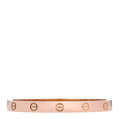 Cartier 18K Pink Gold LOVE Bracelet 17 1 of 9