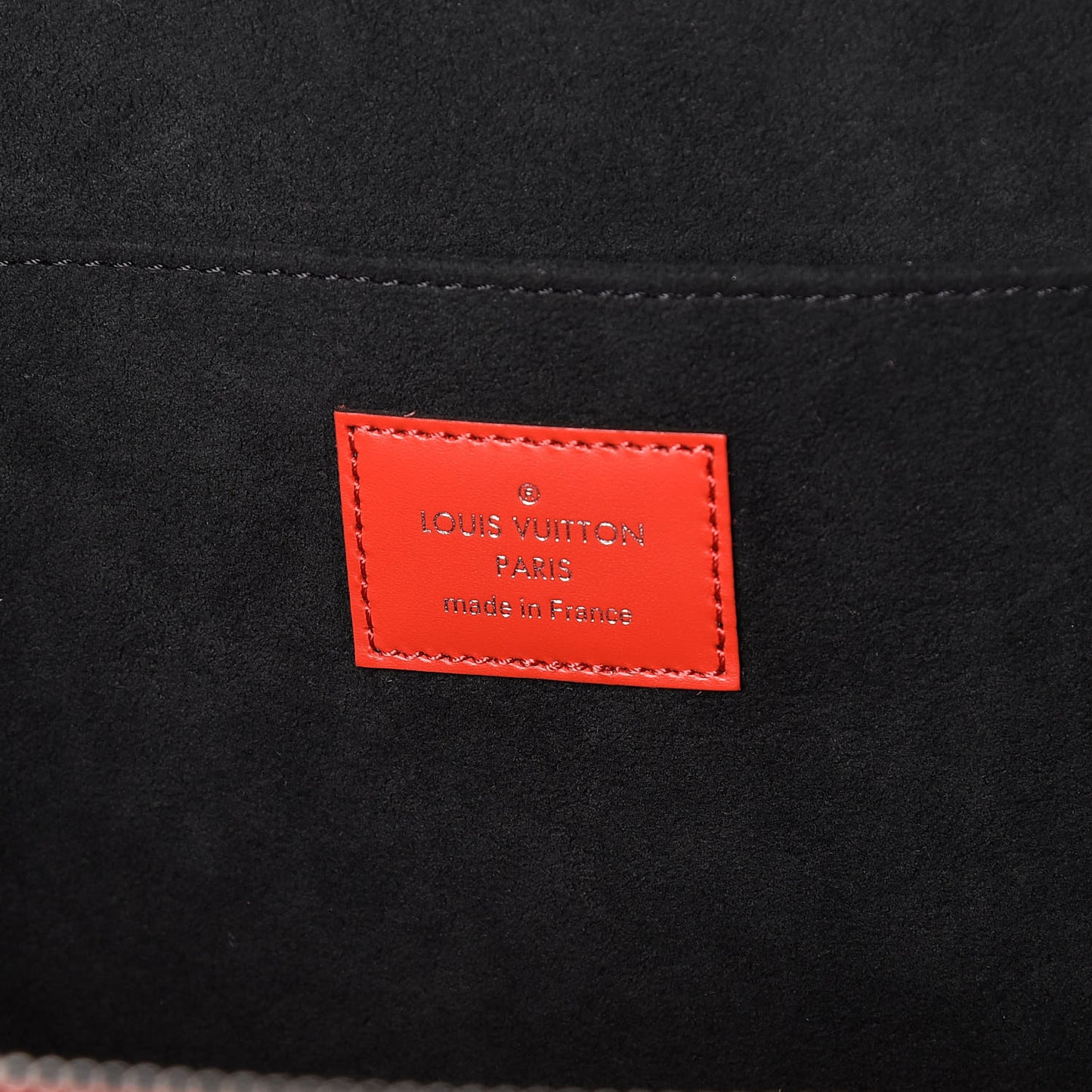 X SUPREME Epi Pochette Jour GM Red