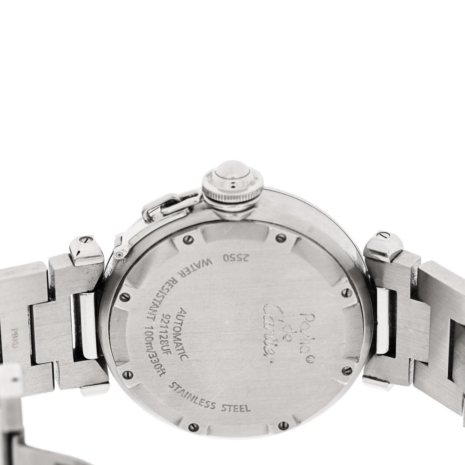 Cartier Stainless Steel 35mm Pasha C Big Date Automatic Watch Black 4 of 4
