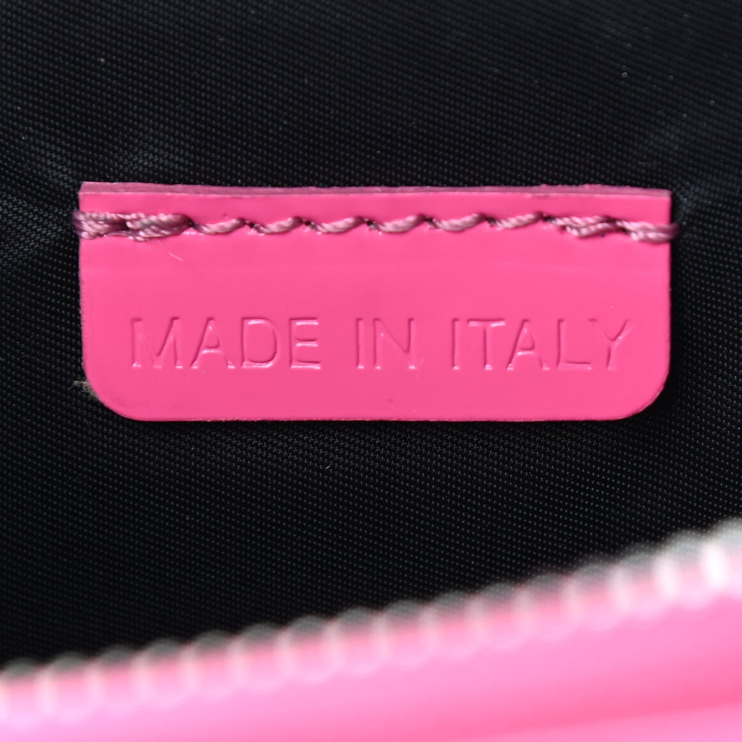 Patent Bridle Calfskin Parmoor Clutch Bag Pink