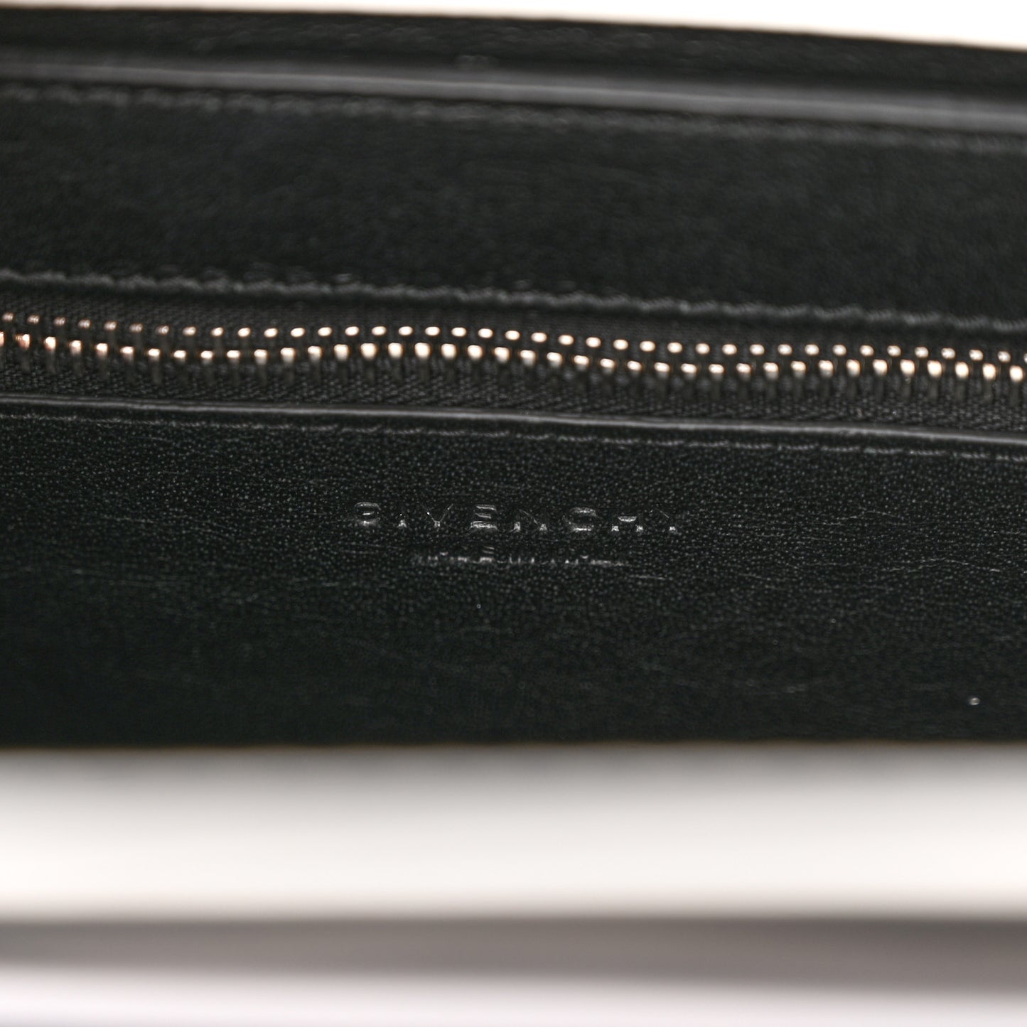 Smooth Calfskin Small Degrade Horizon Satchel White Black