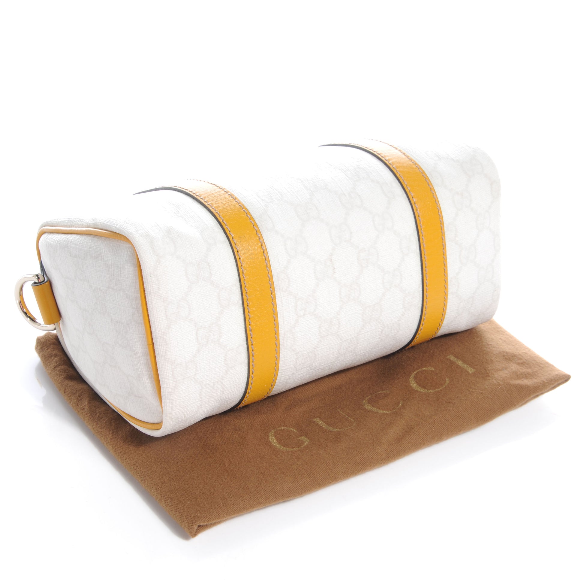 Gucci Monogram Small Boston Yellow 4 of 7