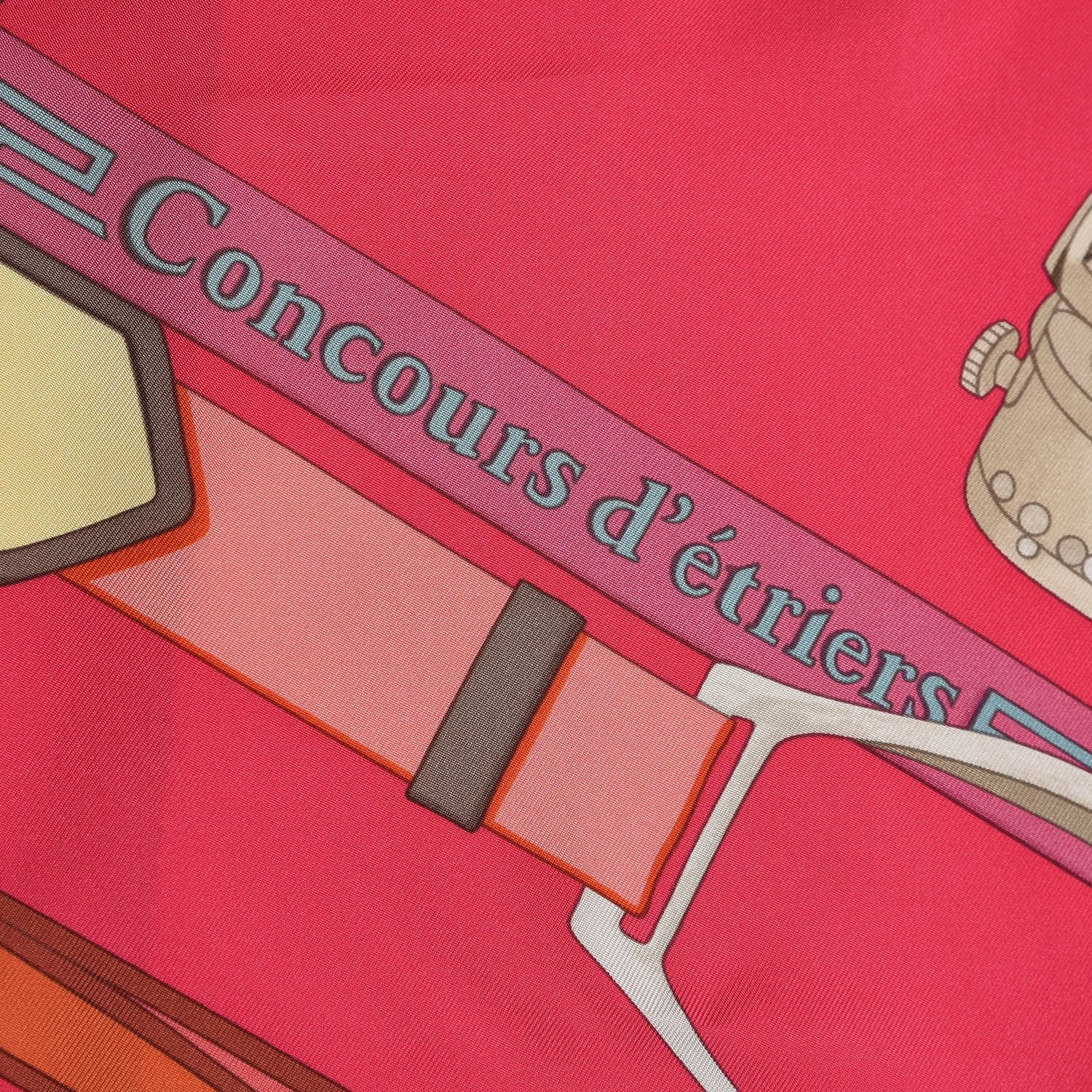 Hermes Silk Concours D'Etriers Scarf 90 5 of 5