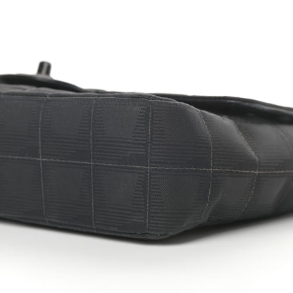 Chanel Nylon Medium Travel Flap Black 10 of 13