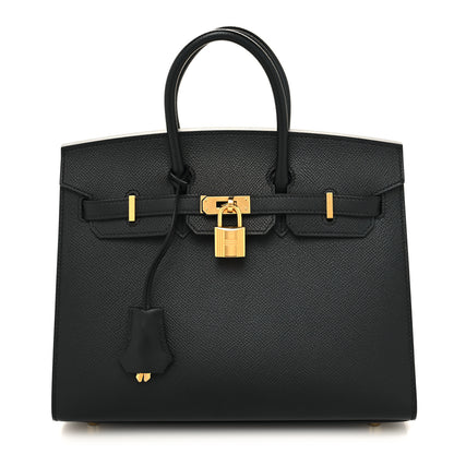 Hermes Epsom Birkin Sellier 25 Black 1 of 10