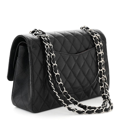 Chanel Caviar Quilted Medium Double Flap Black 3 of 12