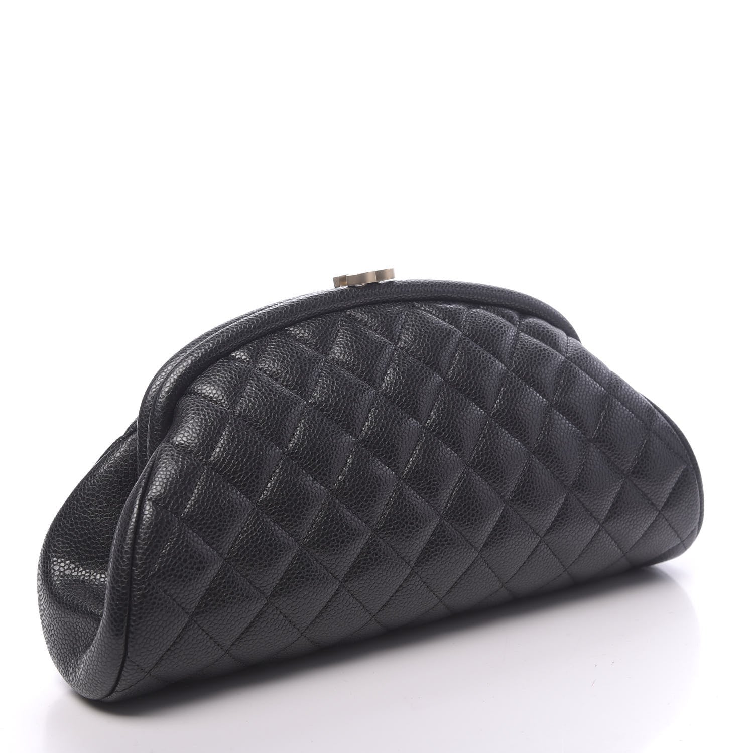 Chanel Caviar Quilted Timeless Clutch Black 3 of 11
