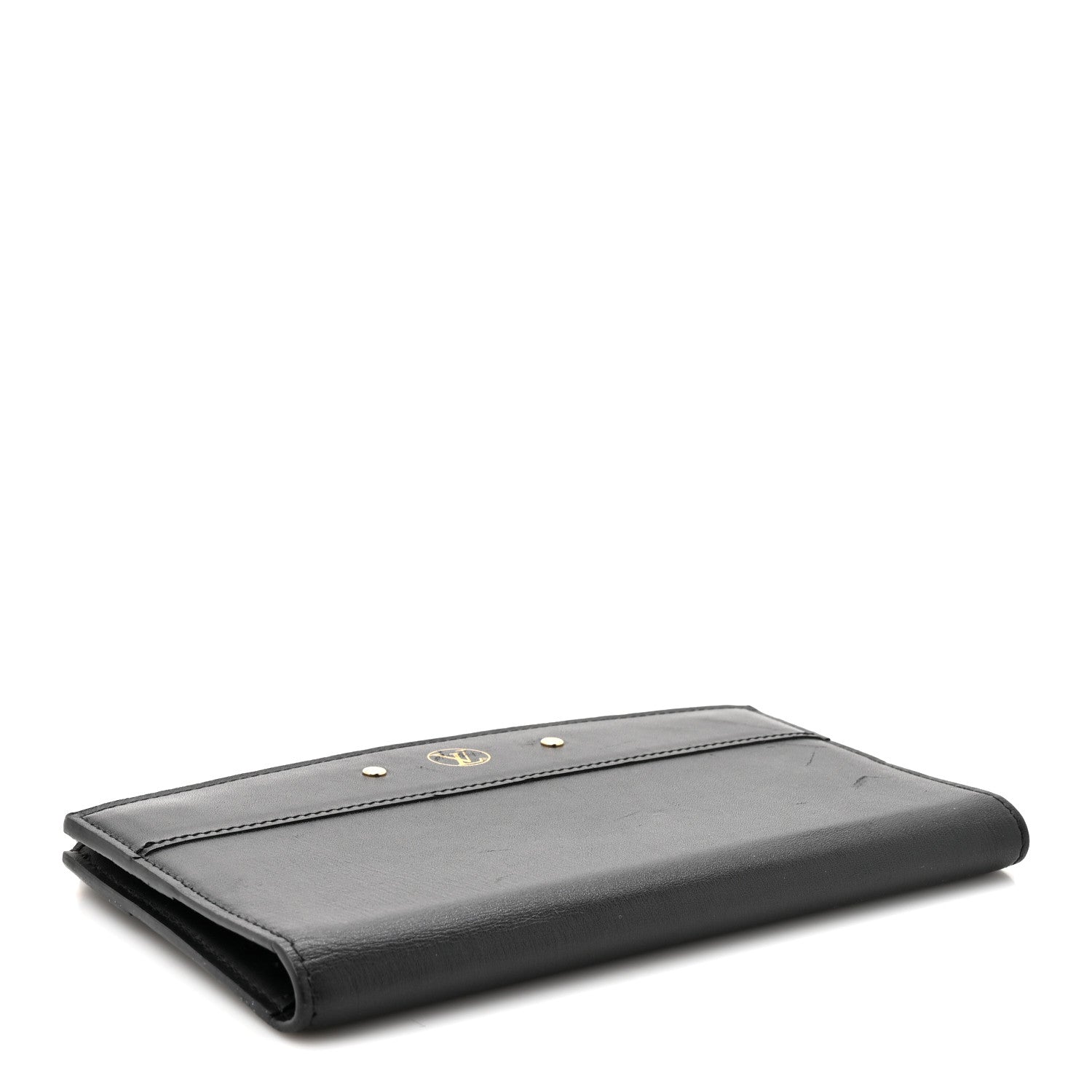 Louis Vuitton Calfskin City Steamer Wallet Black 4 of 9