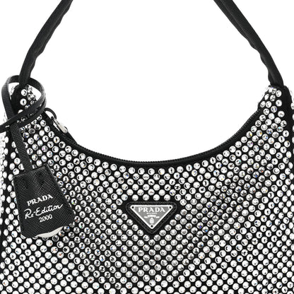 Prada Satin Crystal Mini Re-Edition 2000 Bag Cristal 8 of 11