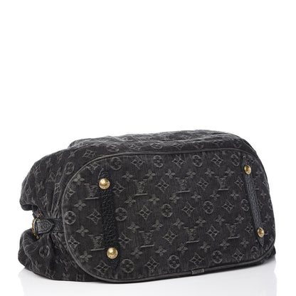 Louis Vuitton Denim Mahina XL Black 4 of 8