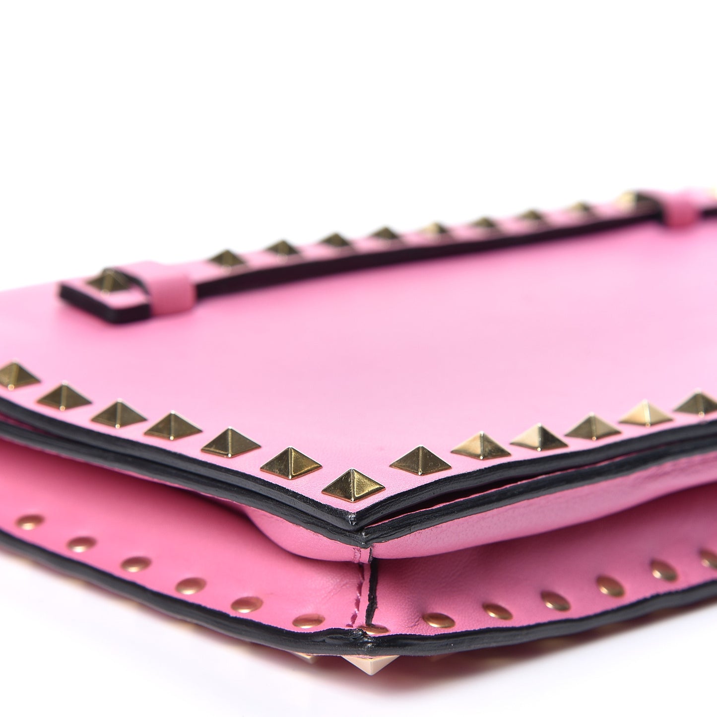 Nappa Rockstud Wristlet Clutch Ninphea