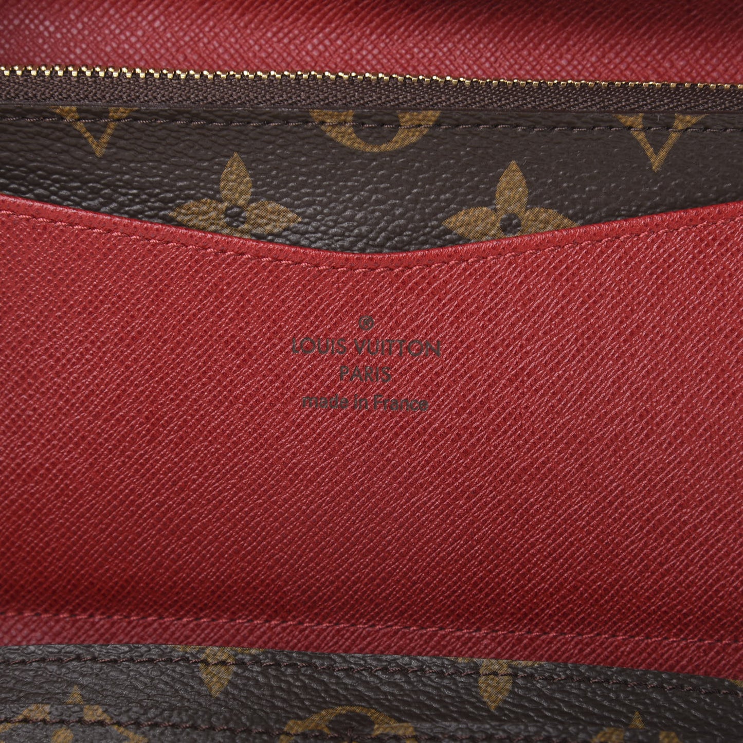 Monogram Josephine Wallet Red