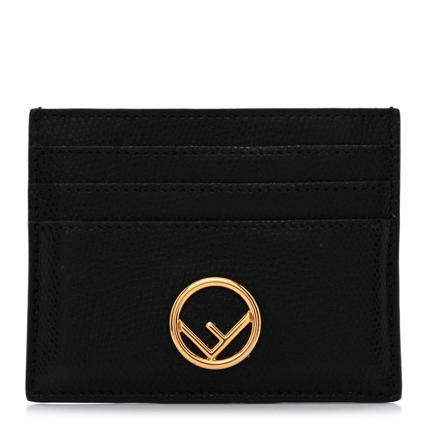 Fendi Vitello Cruise F is Fendi Card Holder Black 1 of 10