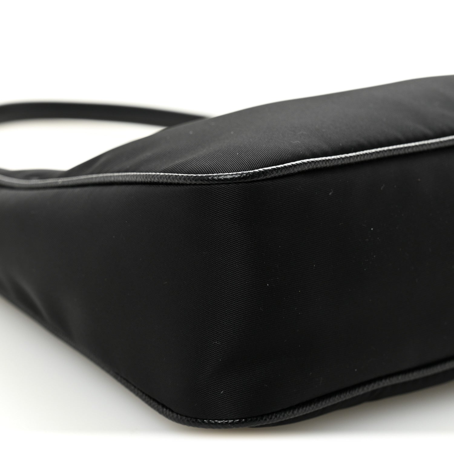 Prada Tessuto Nylon Saffiano Mini Re-Edition 2005 Bag Black 10 of 11