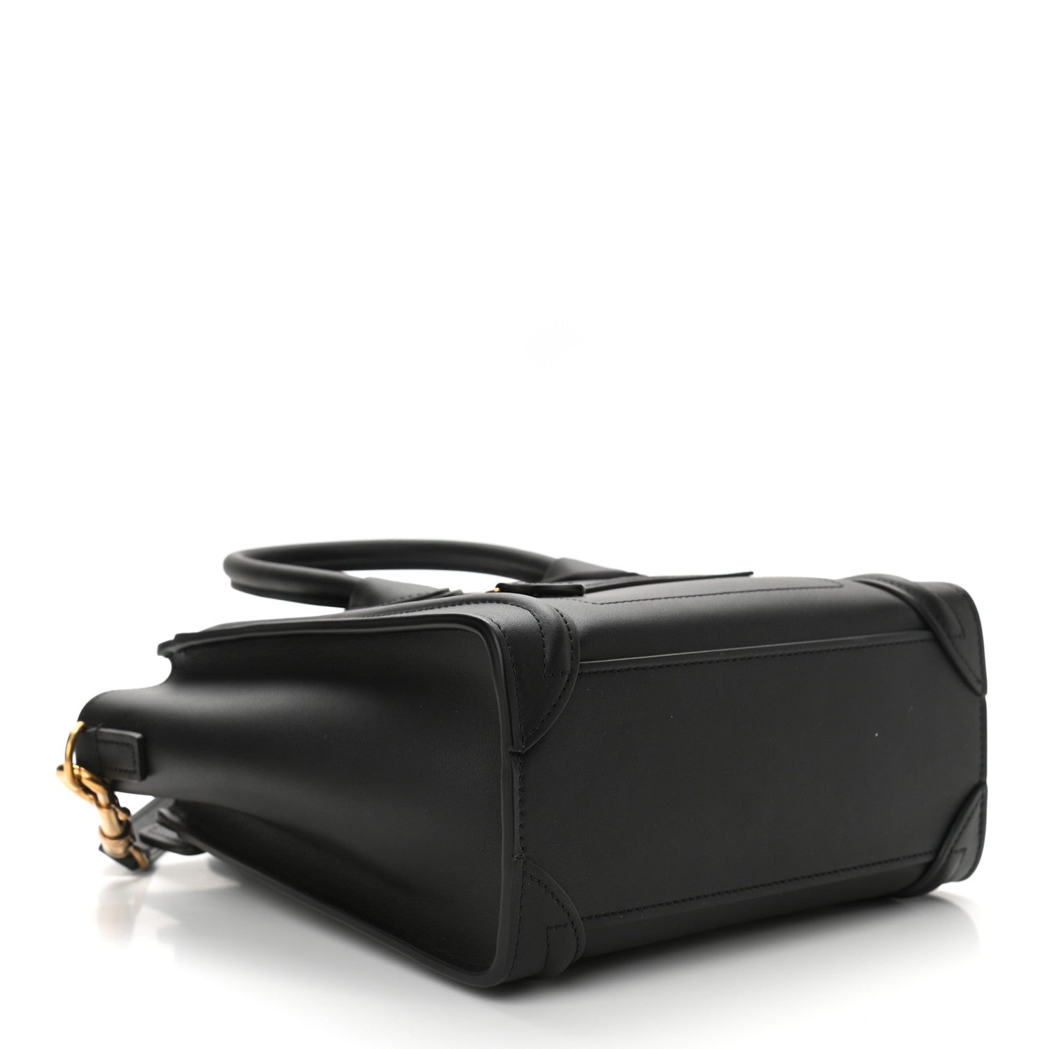 Celine Smooth Calfskin Nano Luggage Black 3 of 11