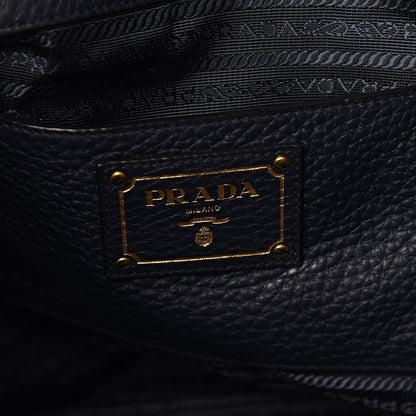 Prada Vitello Daino Side Zip Tote Baltico 6 of 11