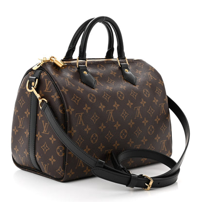 Louis Vuitton Monogram My World Tour Speedy Bandouliere 30 Black 3 of 11
