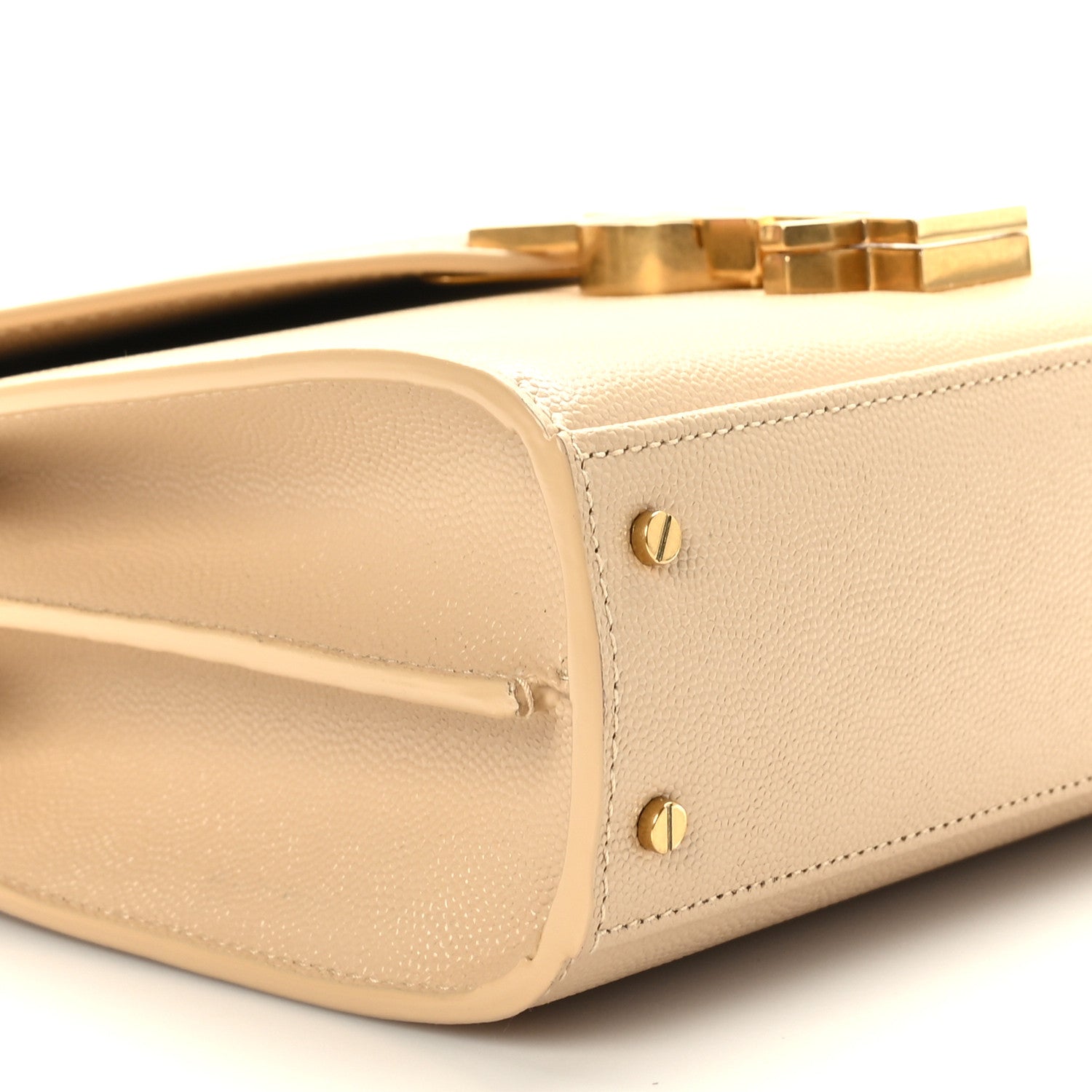 Saint Laurent Grain de Poudre Mini Classic Monogram Cassandra Top Handle Avoiro 7 of 8