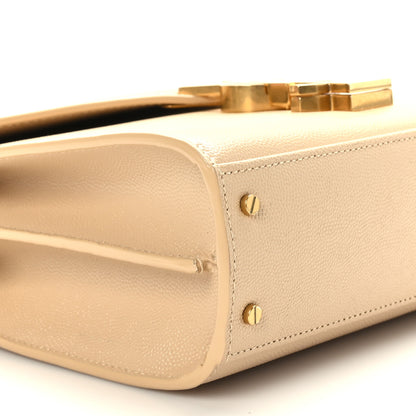 Saint Laurent Grain de Poudre Mini Classic Monogram Cassandra Top Handle Avoiro 7 of 8