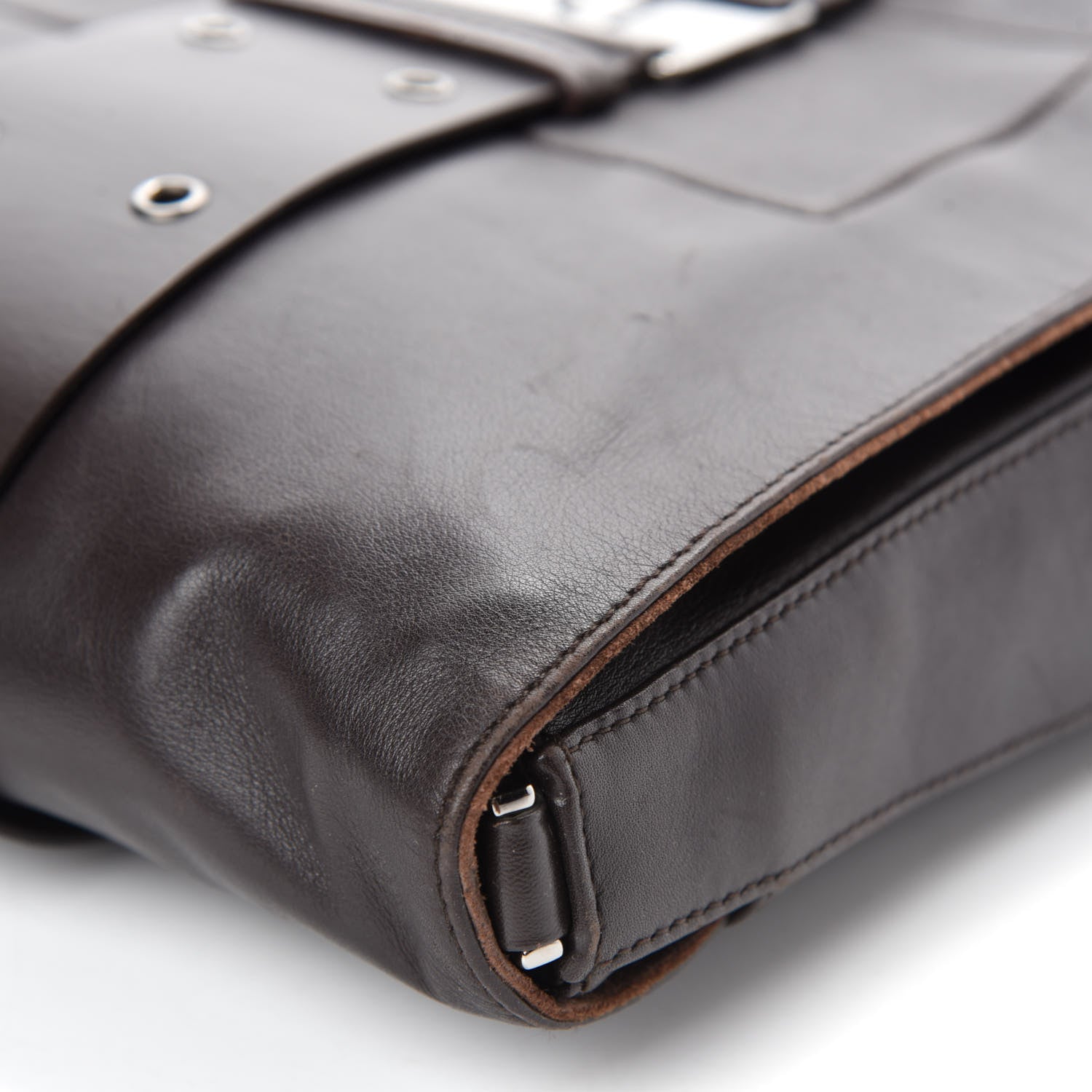 Christian Dior Calfskin Street Chic Messenger Brown 11 of 14