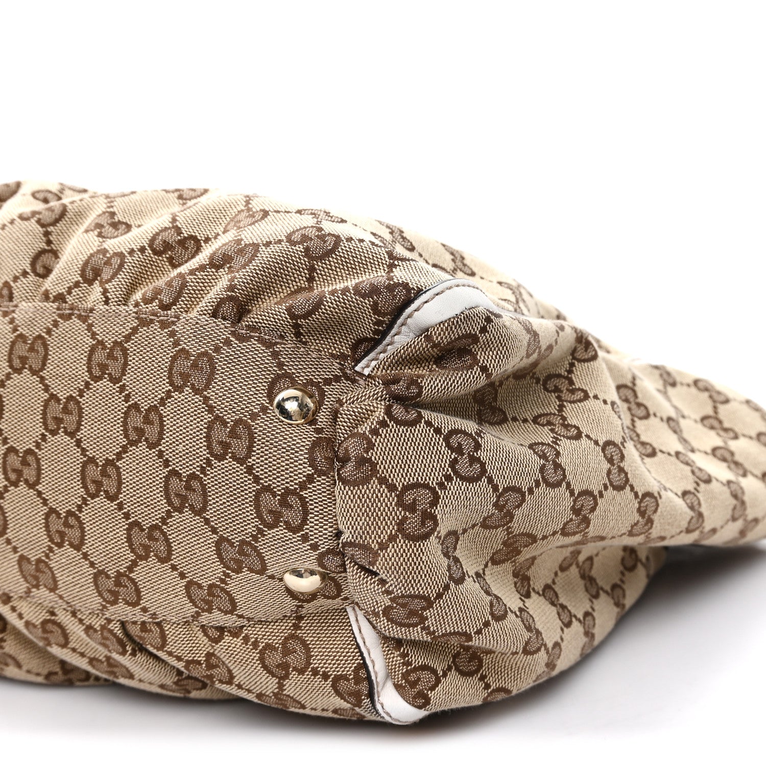 Gucci Monogram D Gold Tote  White 10 of 10