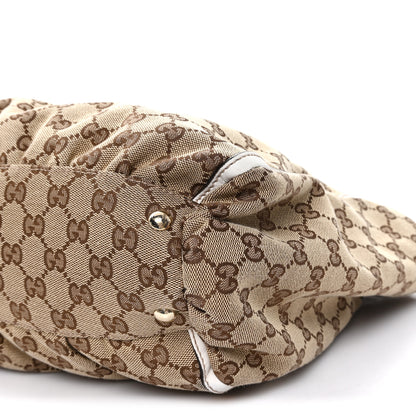 Gucci Monogram D Gold Tote  White 10 of 10