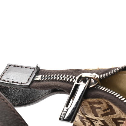 Fendi Zucchino Pochette Dark Brown 10 of 11