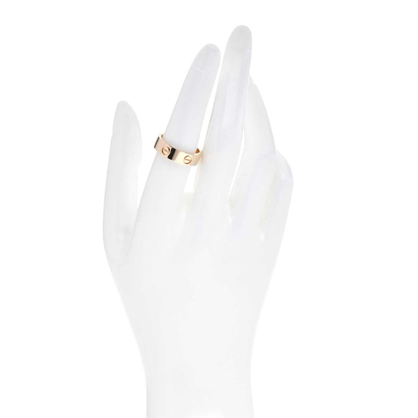 18K Yellow Gold 5.5mm LOVE Ring 55 7.25