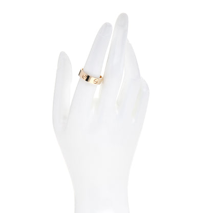 Cartier 18K Yellow Gold 5.5mm LOVE Ring 55 7.25 2 of 5