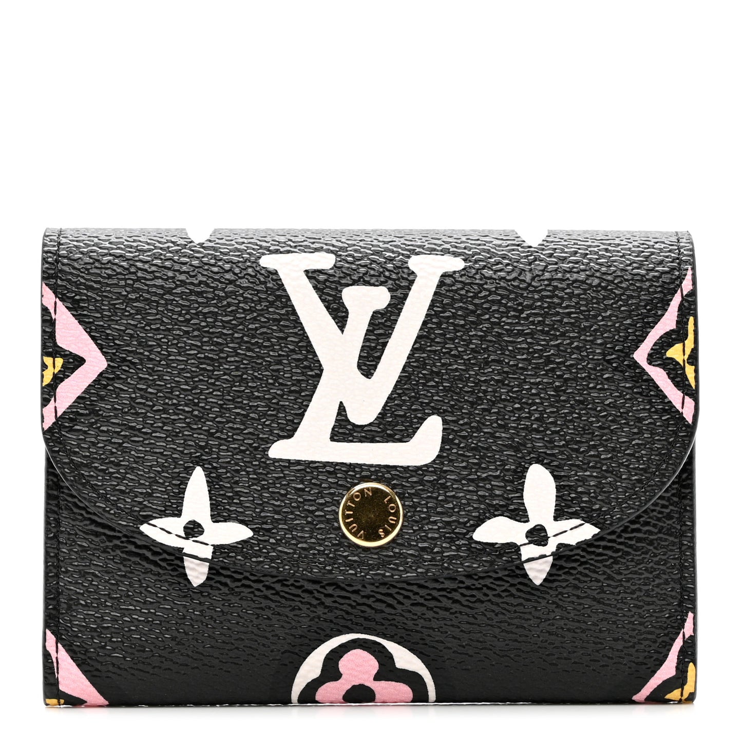 Monogram Giant Wild At Heart Rosalie Coin Purse Black
