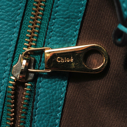 Chloe Calfskin Small Elsie Satchel Emerald 10 of 10
