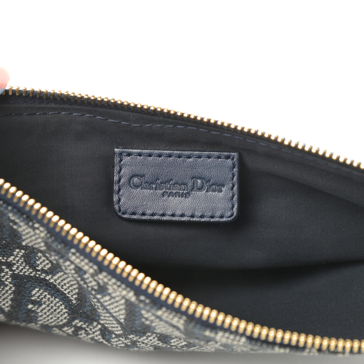Monogram Mini Saddle Pochette Navy
